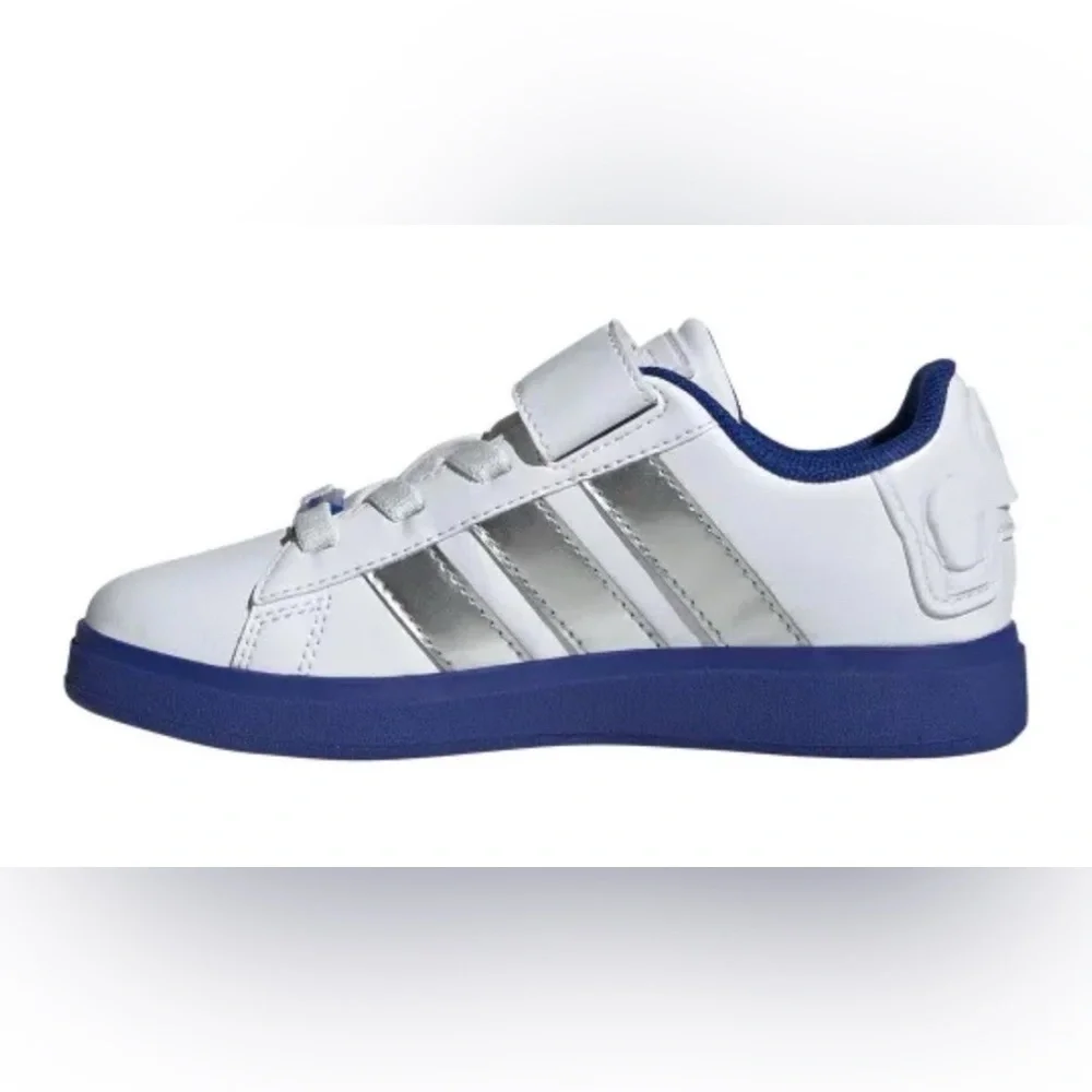 Adidas Star Wars Grand Court 2.0 C R2-D2 White Blue IH1136 Kids Size 3 NEW